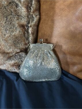 Whiting & Davis Silver Mesh Evening Clutch